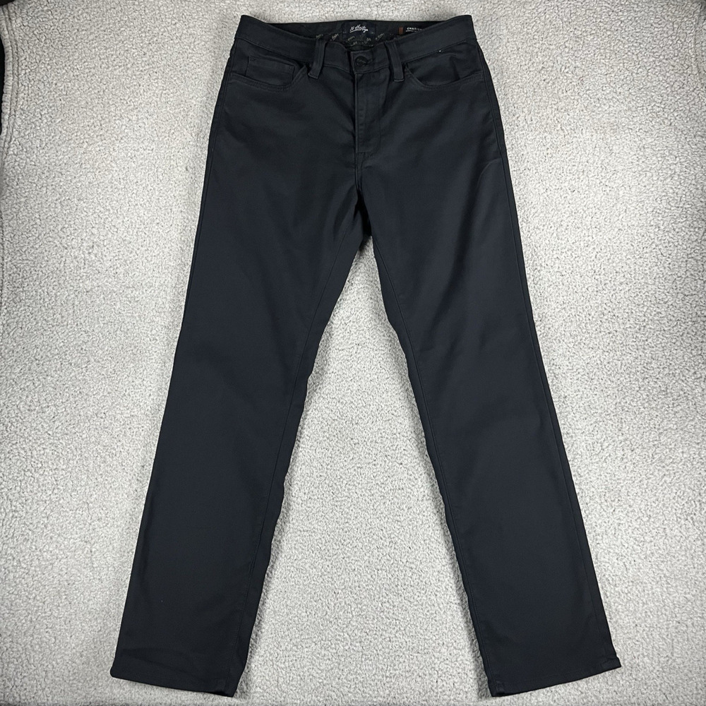 34 Heritage Pants Mens 32x32 Black Charisma Stretch Comfort Straight Leg Jeans